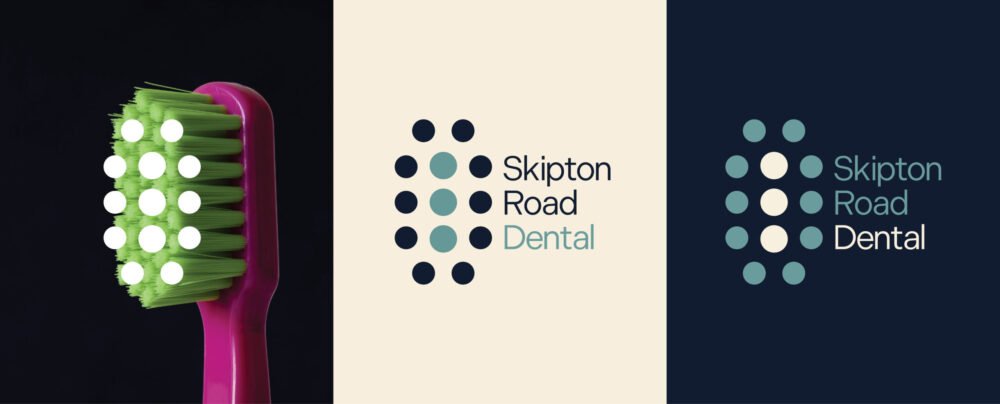 skipton road dental logo rick williams design